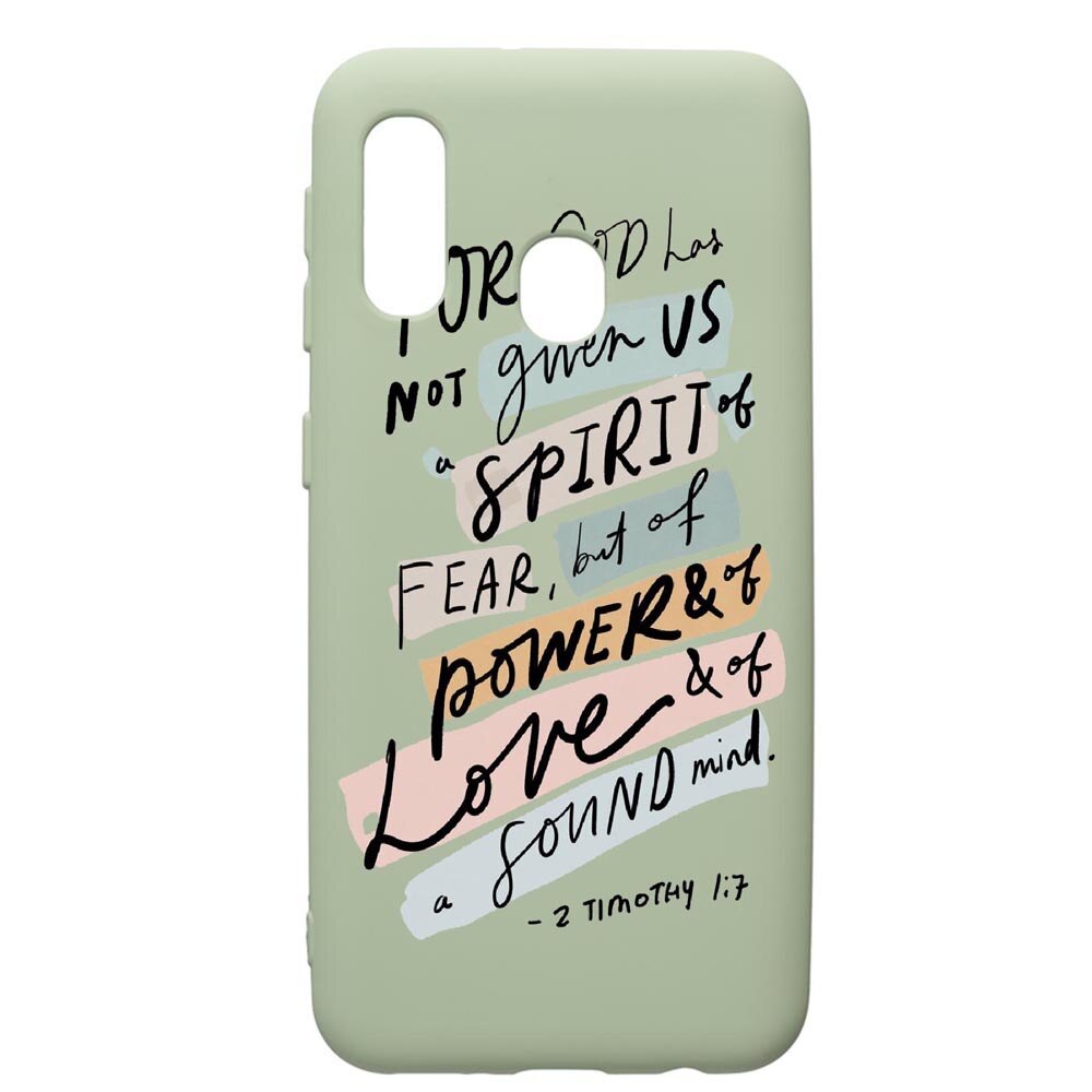 Husa de protectie Samsung Galaxy A20e, Bible, silicon, cu interiorul din material textil, protectie camera, Beryl, PGR481