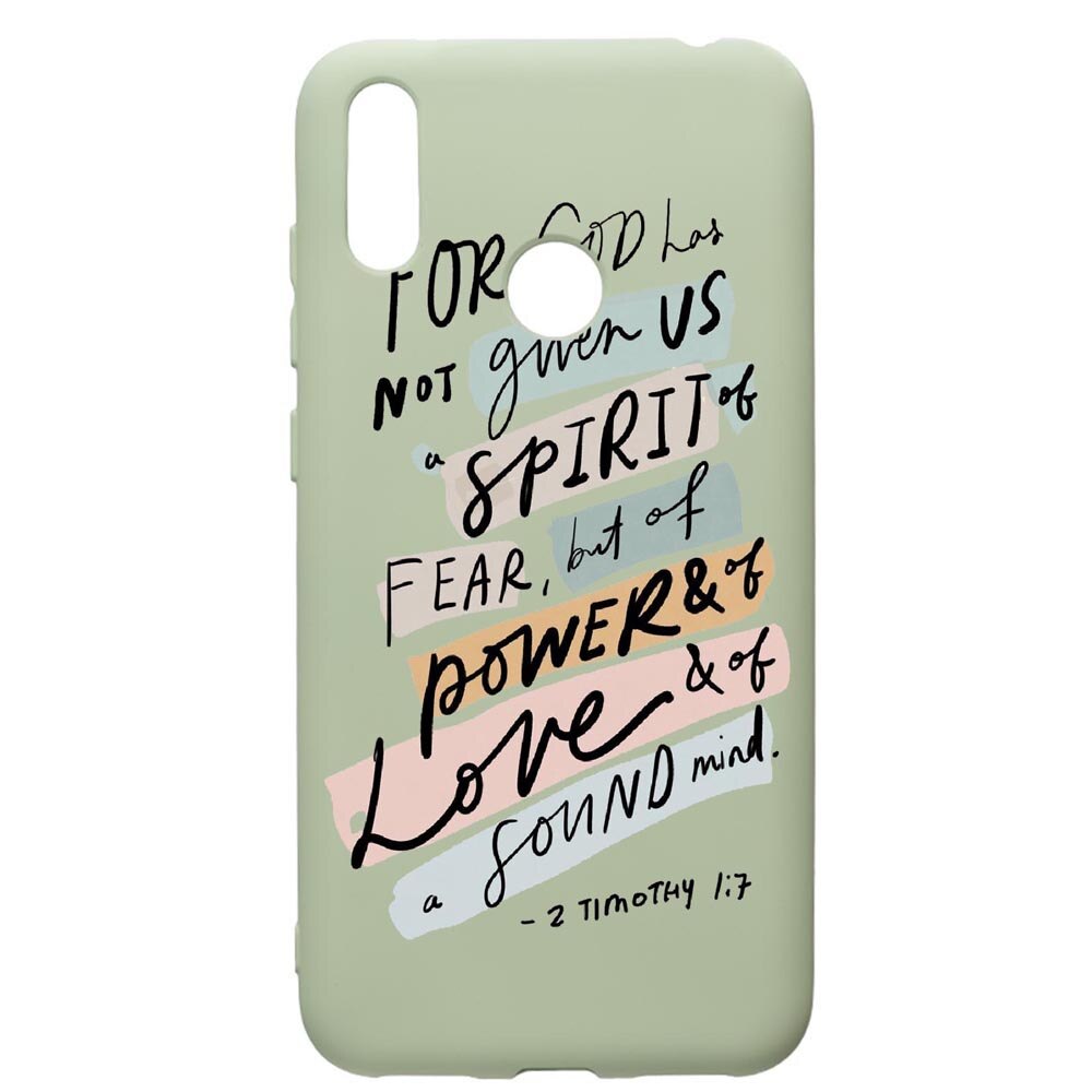 Husa de protectie Huawei Y7 2019, Bible, silicon, cu interiorul din material textil, protectie camera, Beryl, PGR481