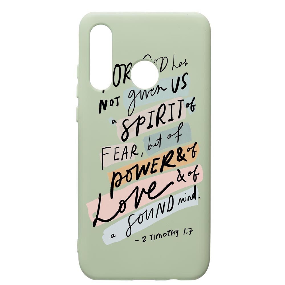 Husa de protectie Huawei P30 Lite, Bible, silicon, cu interiorul din material textil, protectie camera, Beryl, PGR481