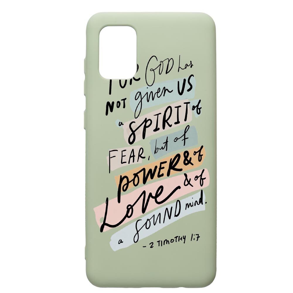 Husa de protectie Samsung Galaxy A71, Bible, silicon, cu interiorul din material textil, protectie camera, Beryl, PGR481