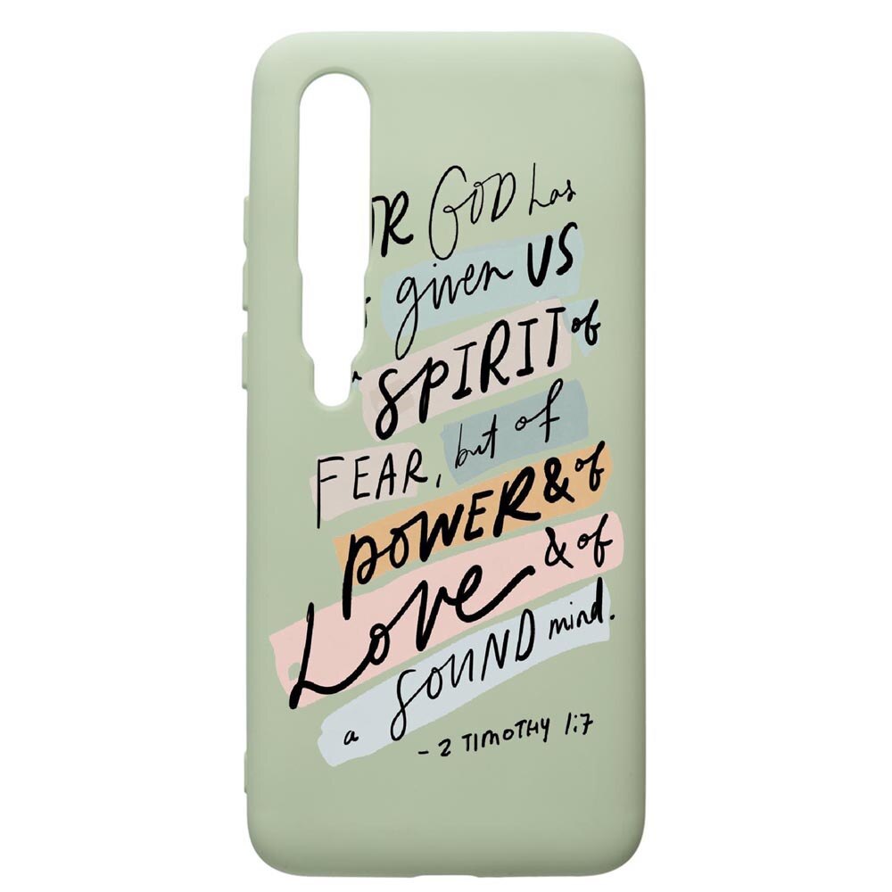 Husa de protectie Xiaomi Mi 10 / Mi 10 Pro, Bible, silicon, cu interiorul din material textil, protectie camera, Beryl, PGR481