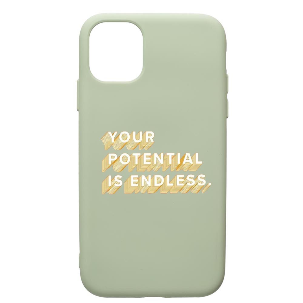 Husa de protectie Apple iPhone 12, Endless, silicon, cu interiorul din material textil, protectie camera, Beryl, PGR484
