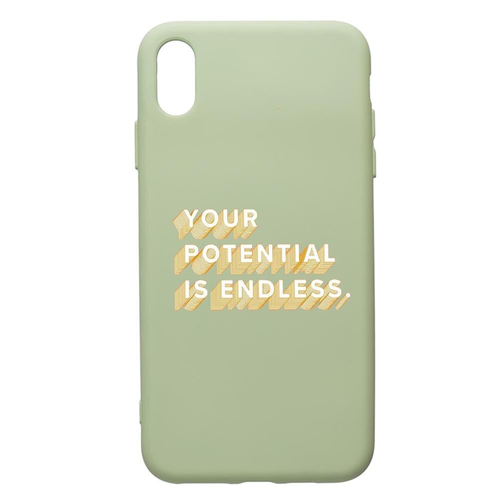 Husa de protectie Apple iPhone XR, Endless, silicon, cu interiorul din material textil, protectie camera, Beryl, PGR484