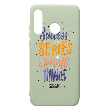 Husa de protectie Huawei P40 Lite E / Y7p, Success, silicon, cu interiorul din material textil, protectie camera, Beryl, PGR485 Husa de protectie Huawei P40 Lite E / Y7p, Success, silicon, cu interiorul din material textil, protectie camera, Beryl, PGR485