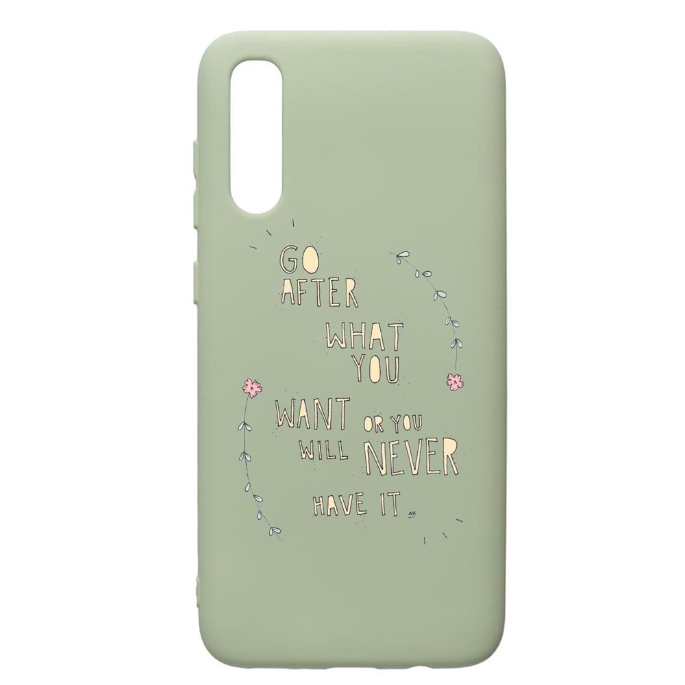Husa de protectie Samsung Galaxy A70, Be Positive, silicon, cu interiorul din material textil, protectie camera, Beryl, PGR483
