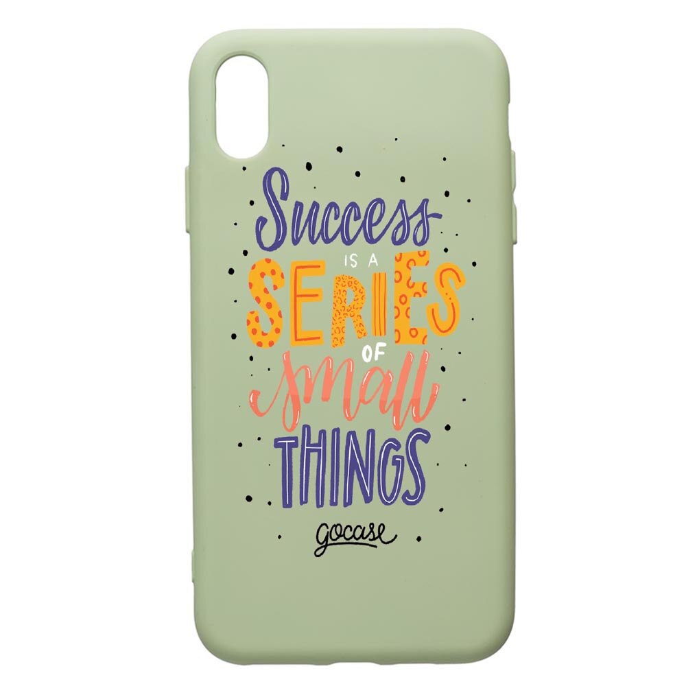 Husa de protectie Apple iPhone XR, Success, silicon, cu interiorul din material textil, protectie camera, Beryl, PGR485