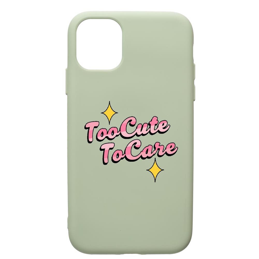 Husa de protectie Apple iPhone 11, Too Cute, silicon, cu interiorul din material textil, protectie camera, Beryl, PGR488