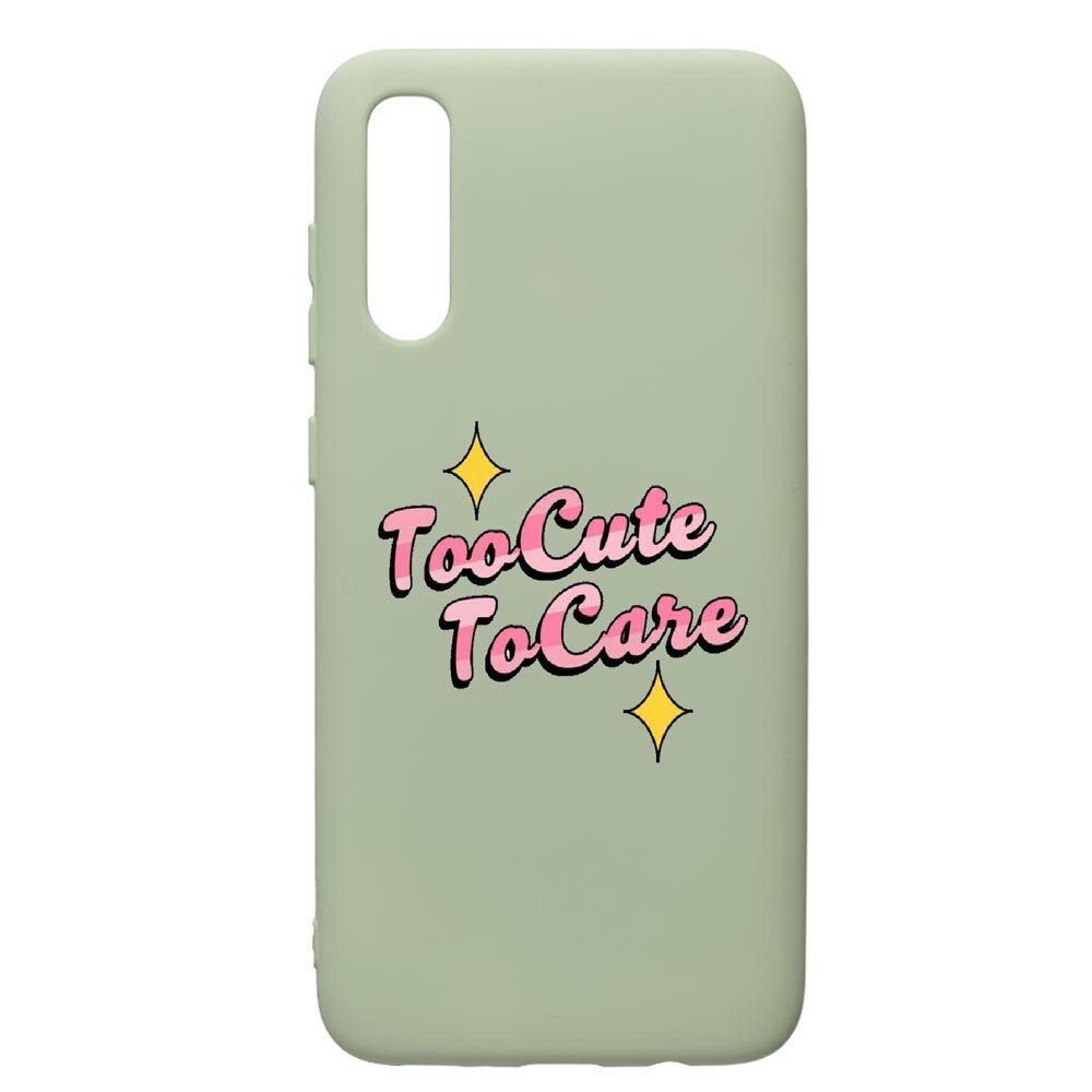 Husa de protectie Samsung Galaxy A70, Too Cute, silicon, cu interiorul din material textil, protectie camera, Beryl, PGR488