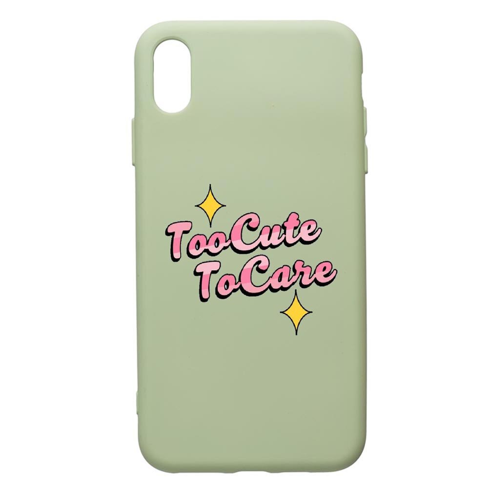 Husa de protectie Apple iPhone XS Max, Too Cute, silicon, cu interiorul din material textil, protectie camera, Beryl, PGR488
