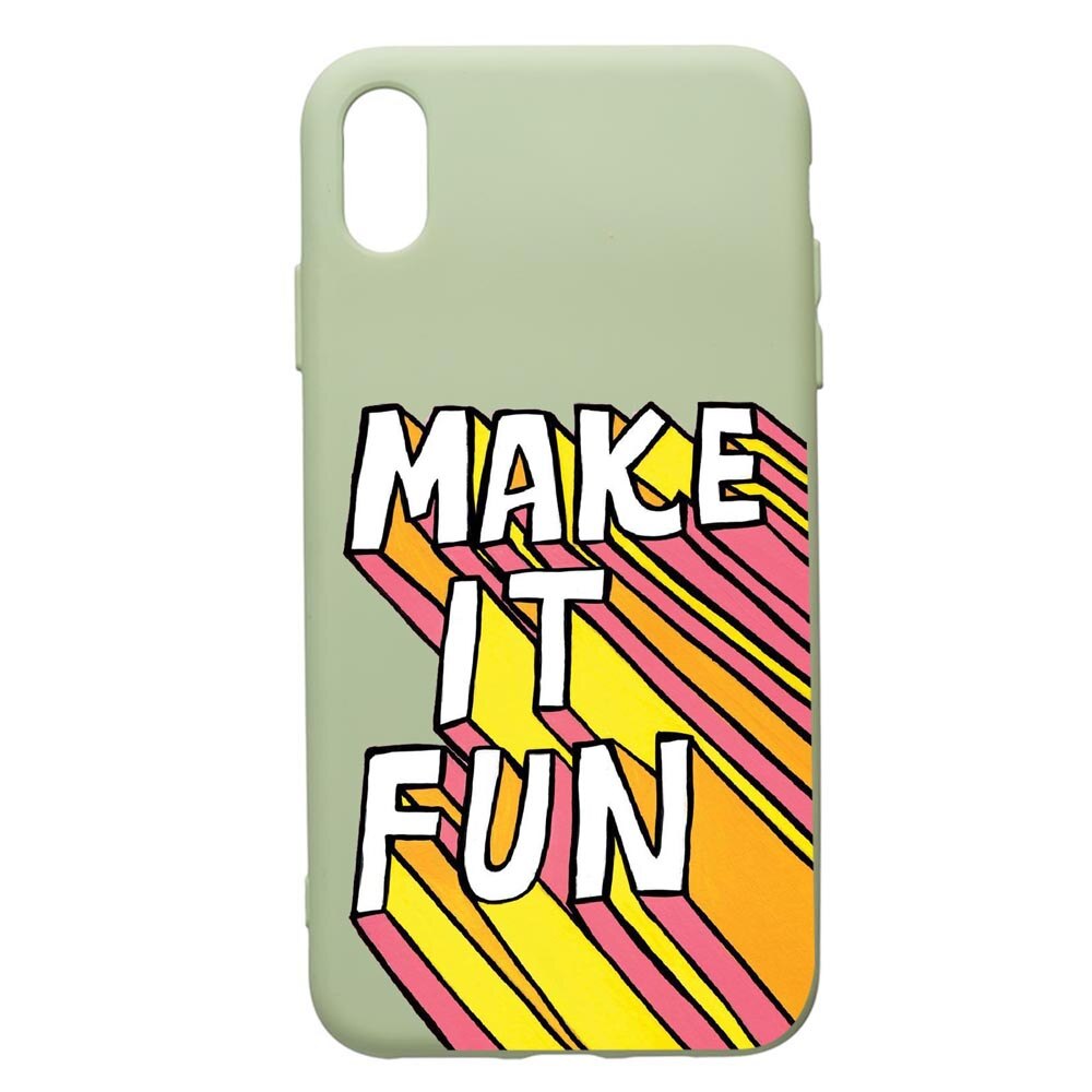Husa de protectie Huawei Y5 2019, Make It Fun, silicon, cu interiorul din material textil, protectie camera, Beryl, PGR494