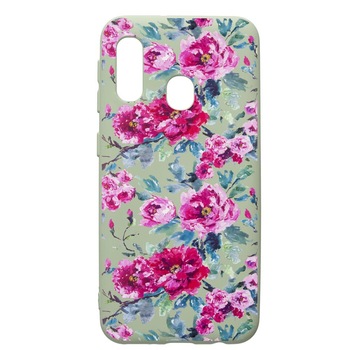 Husa de protectie Samsung Galaxy A40, Flowers Pastel Colors, silicon, cu interiorul din material textil, protectie camera, Beryl, PGR507 Husa de protectie Samsung Galaxy A40, Flowers Pastel Colors, silicon, cu interiorul din material textil, protectie camera, Beryl, PGR507