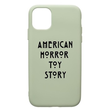 Husa de protectie Apple iPhone 12 Mini, American Horror Toy Story, silicon, cu interiorul din material textil, protectie camera, Beryl, PGR517 Husa de protectie Apple iPhone 12 Mini, American Horror Toy Story, silicon, cu interiorul din material textil, protectie camera, Beryl, PGR517