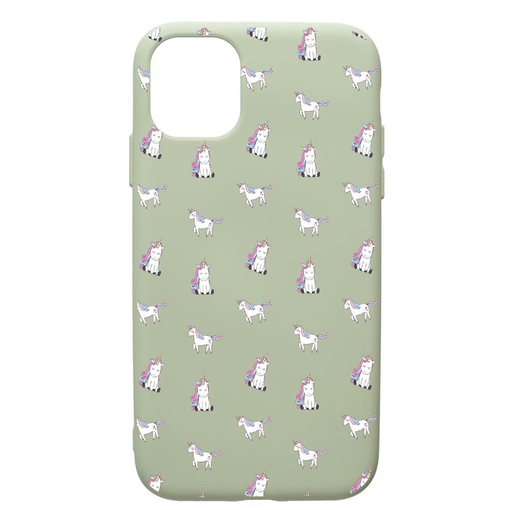 Husa de protectie Apple iPhone 11 Pro Max, Unicorn, silicon, cu interiorul din material textil, protectie camera, Beryl, PGR522