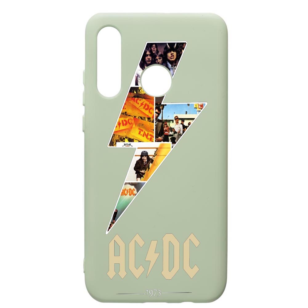 Husa de protectie Huawei P40 Lite E / Y7p, AC/DC, silicon, cu interiorul din material textil, protectie camera, Beryl, PGR534