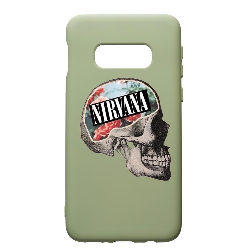 Husa de protectie Samsung Galaxy S10, Nirvana, silicon, cu interiorul din material textil, protectie camera, Beryl, PGR535