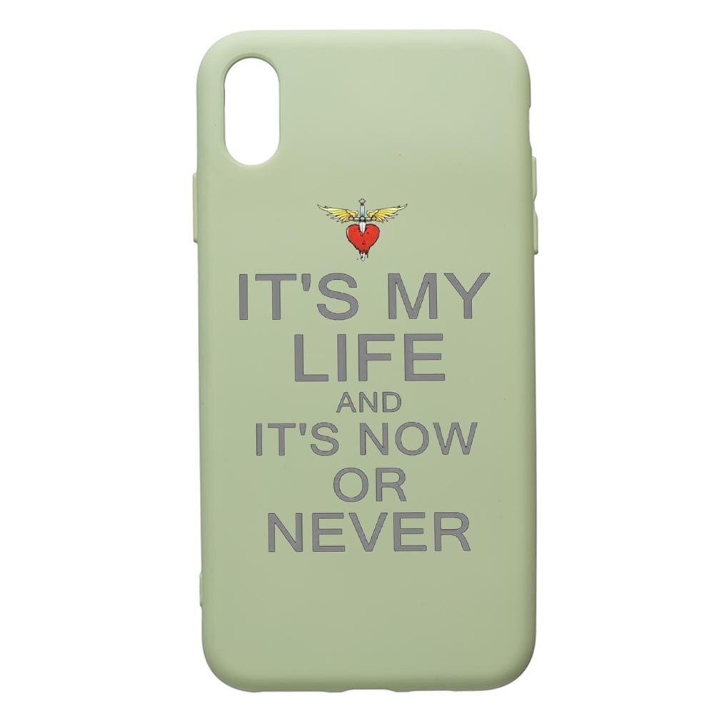 Husa de protectie Huawei Y6 2019, Its My Life, silicon, cu interiorul din material textil, protectie camera, Beryl, PGR539