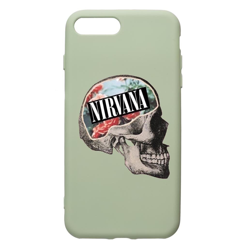 Husa de protectie Apple iPhone 8 Plus / iPhone 7 Plus, Nirvana, silicon, cu interiorul din material textil, protectie camera, Beryl, PGR535