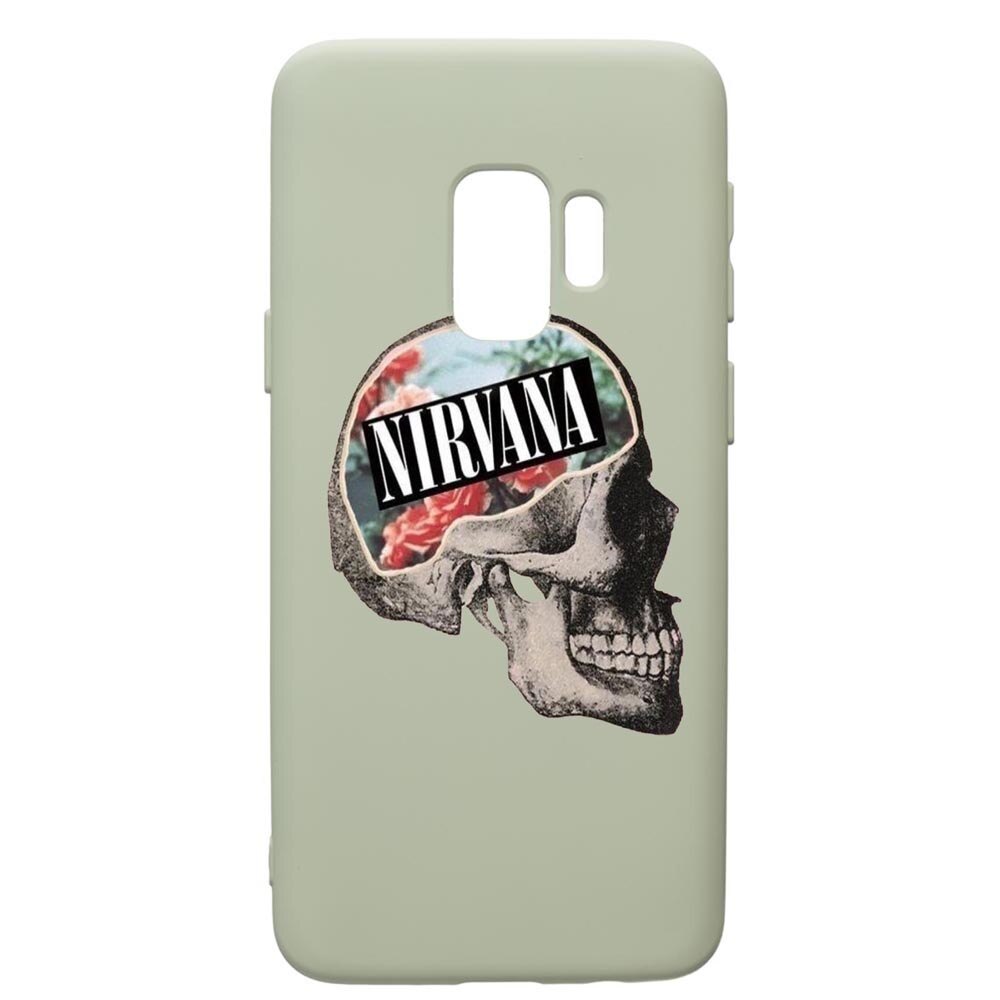 Husa de protectie Samsung Galaxy S9, Nirvana, silicon, cu interiorul din material textil, protectie camera, Beryl, PGR535