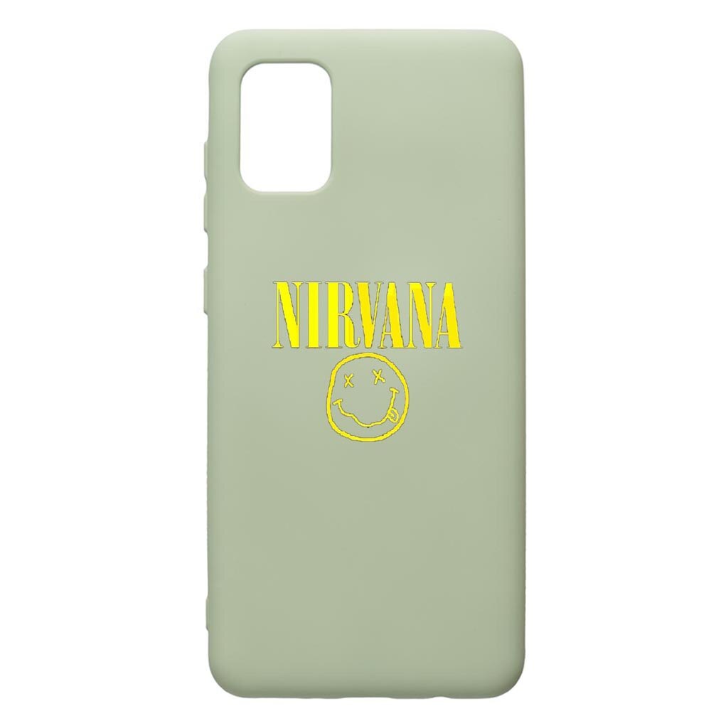 Husa de protectie Samsung Galaxy A31, Nirvana, silicon, cu interiorul din material textil, protectie camera, Beryl, PGR540