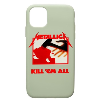 Husa de protectie Apple iPhone 11 Pro Max, Metallica, silicon, cu interiorul din material textil, protectie camera, Beryl, PGR543 Husa de protectie Apple iPhone 11 Pro Max, Metallica, silicon, cu interiorul din material textil, protectie camera, Beryl, PGR543