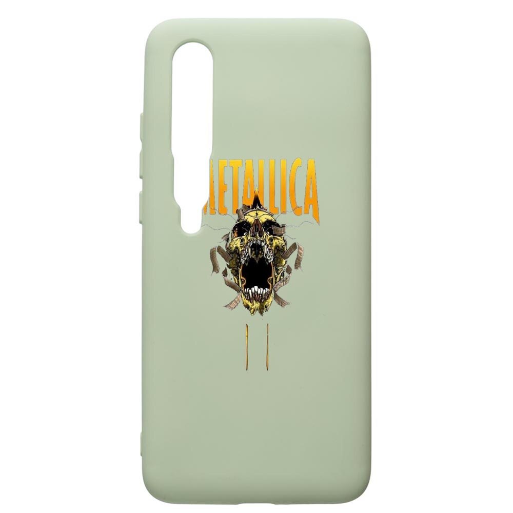 Husa de protectie Xiaomi Mi 10 / Mi 10 Pro, Metallica, silicon, cu interiorul din material textil, protectie camera, Beryl, PGR542