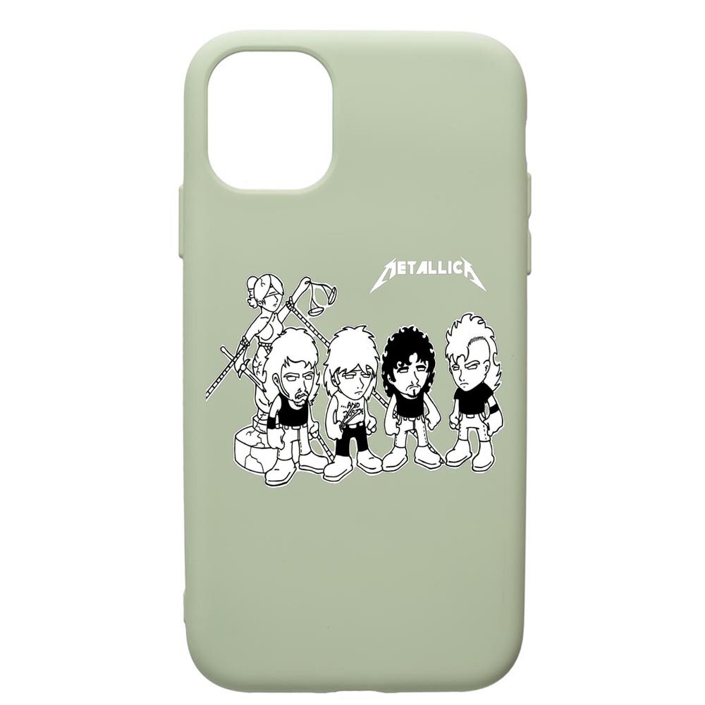 Husa de protectie Apple iPhone 12, Metallica, silicon, cu interiorul din material textil, protectie camera, Beryl, PGR544