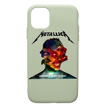 Husa de protectie Apple iPhone 11 Pro, Metallica, silicon, cu interiorul din material textil, protectie camera, Beryl, PGR545 Husa de protectie Apple iPhone 11 Pro, Metallica, silicon, cu interiorul din material textil, protectie camera, Beryl, PGR545