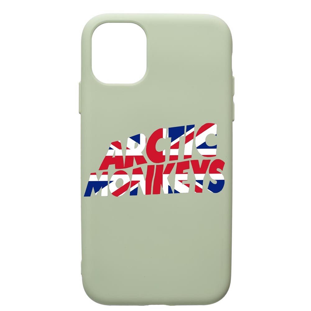 Husa de protectie Apple iPhone 11, Arctic Monkey, silicon, cu interiorul din material textil, protectie camera, Beryl, PGR548
