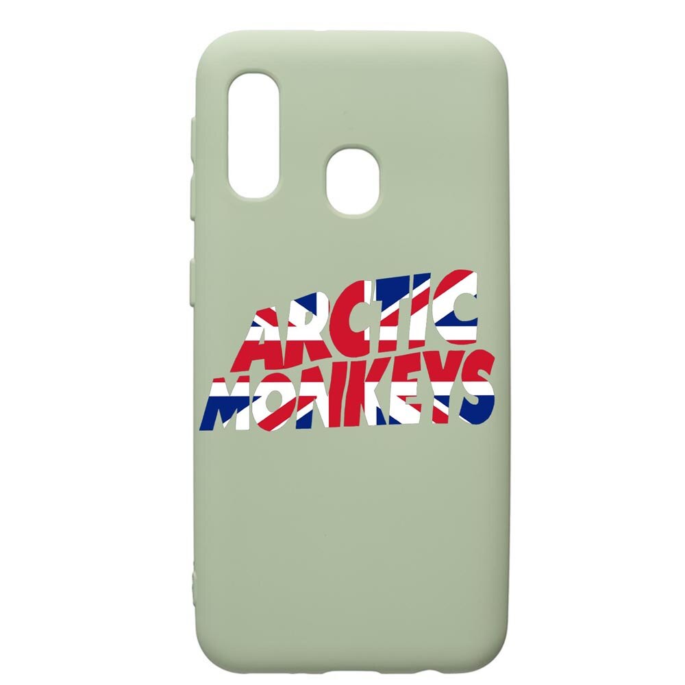 Husa de protectie Samsung Galaxy A20e, Arctic Monkey, silicon, cu interiorul din material textil, protectie camera, Beryl, PGR548