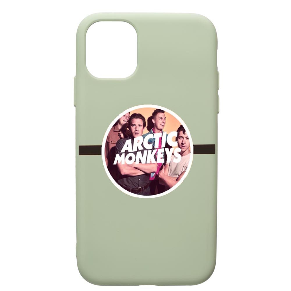 Husa de protectie Apple iPhone 12 Pro, Arctic Monkey, silicon, cu interiorul din material textil, protectie camera, Beryl, PGR549