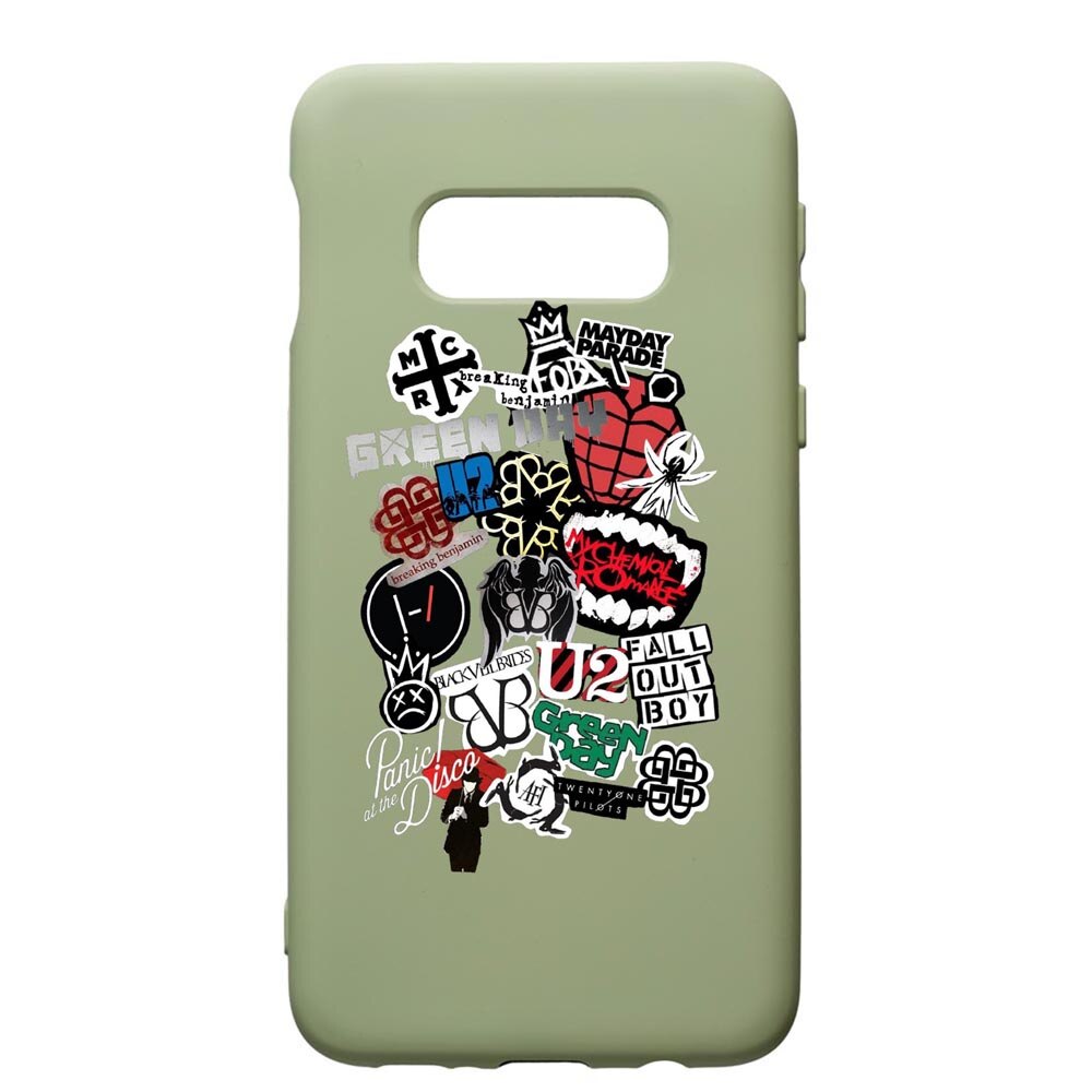 Husa de protectie Samsung Galaxy S10, Best Of Rock, silicon, cu interiorul din material textil, protectie camera, Beryl, PGR551