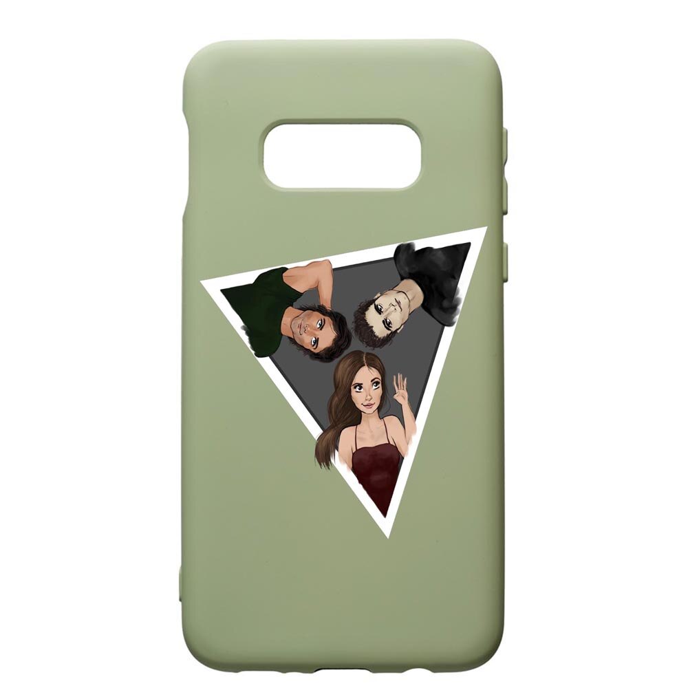 Husa de protectie Samsung Galaxy S10, Vampire Diaries, silicon, cu interiorul din material textil, protectie camera, Beryl, PGR577
