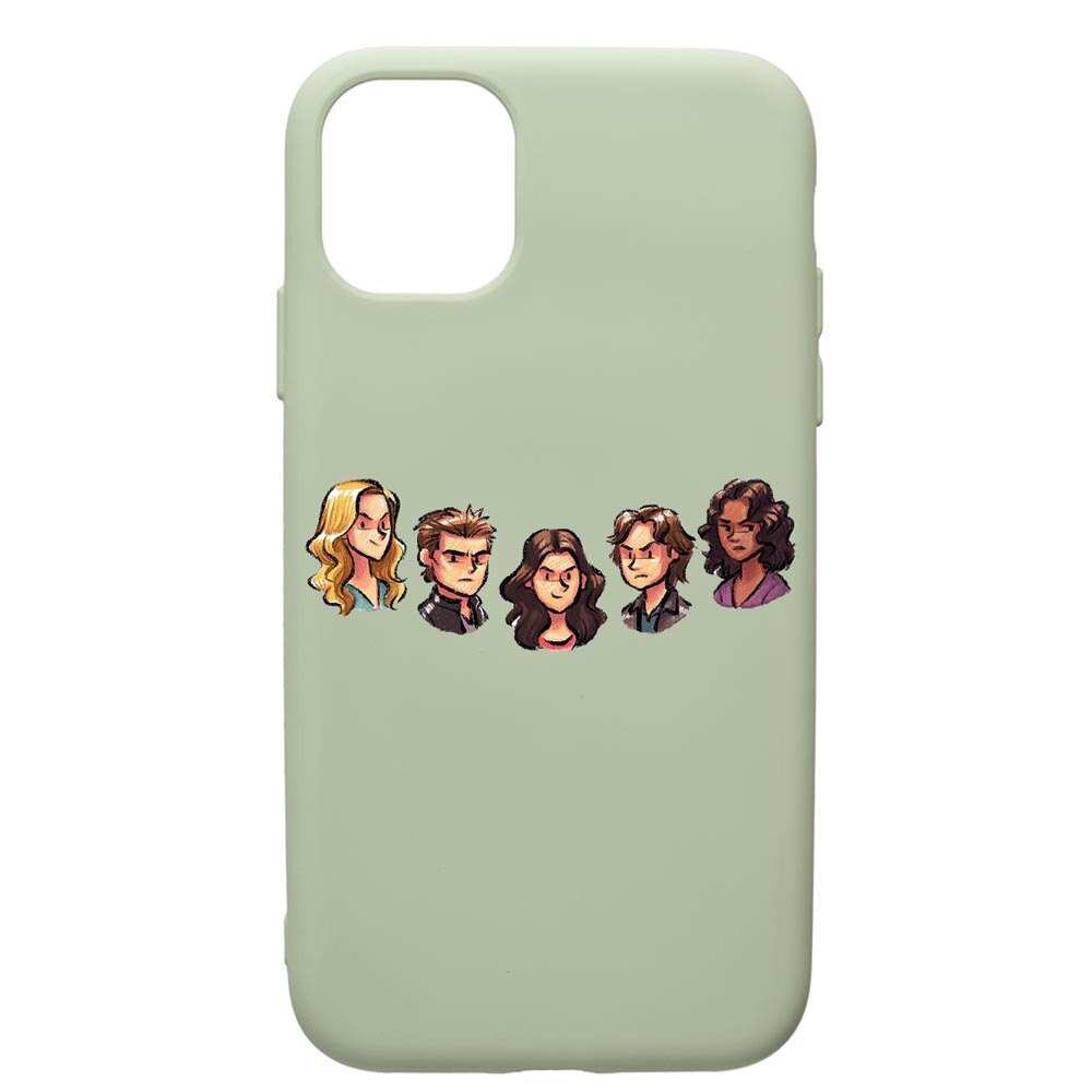 Husa de protectie Apple iPhone 12 Pro, Vampire Diaries, silicon, cu interiorul din material textil, protectie camera, Beryl, PGR579