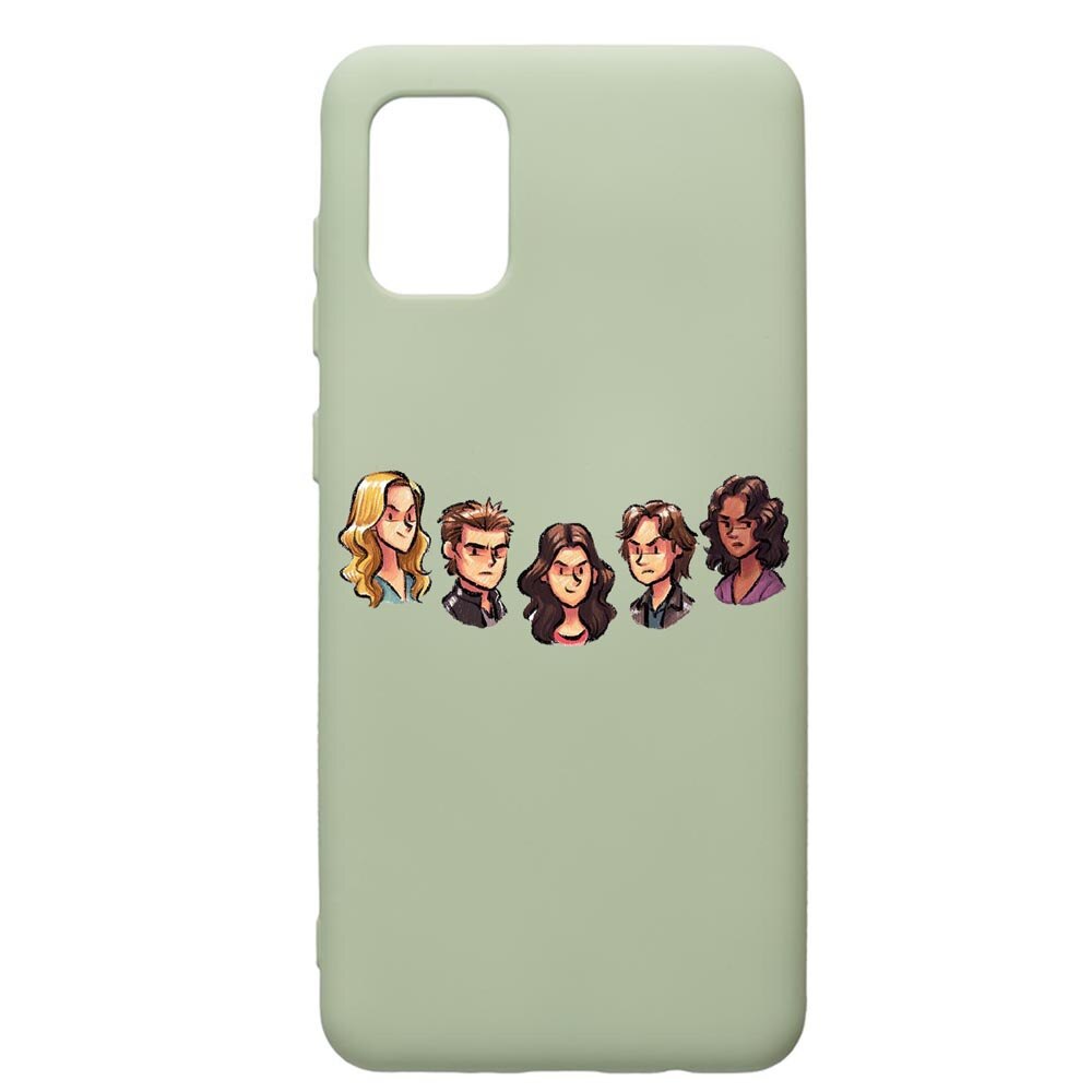 Husa de protectie Samsung Galaxy A71, Vampire Diaries, silicon, cu interiorul din material textil, protectie camera, Beryl, PGR579