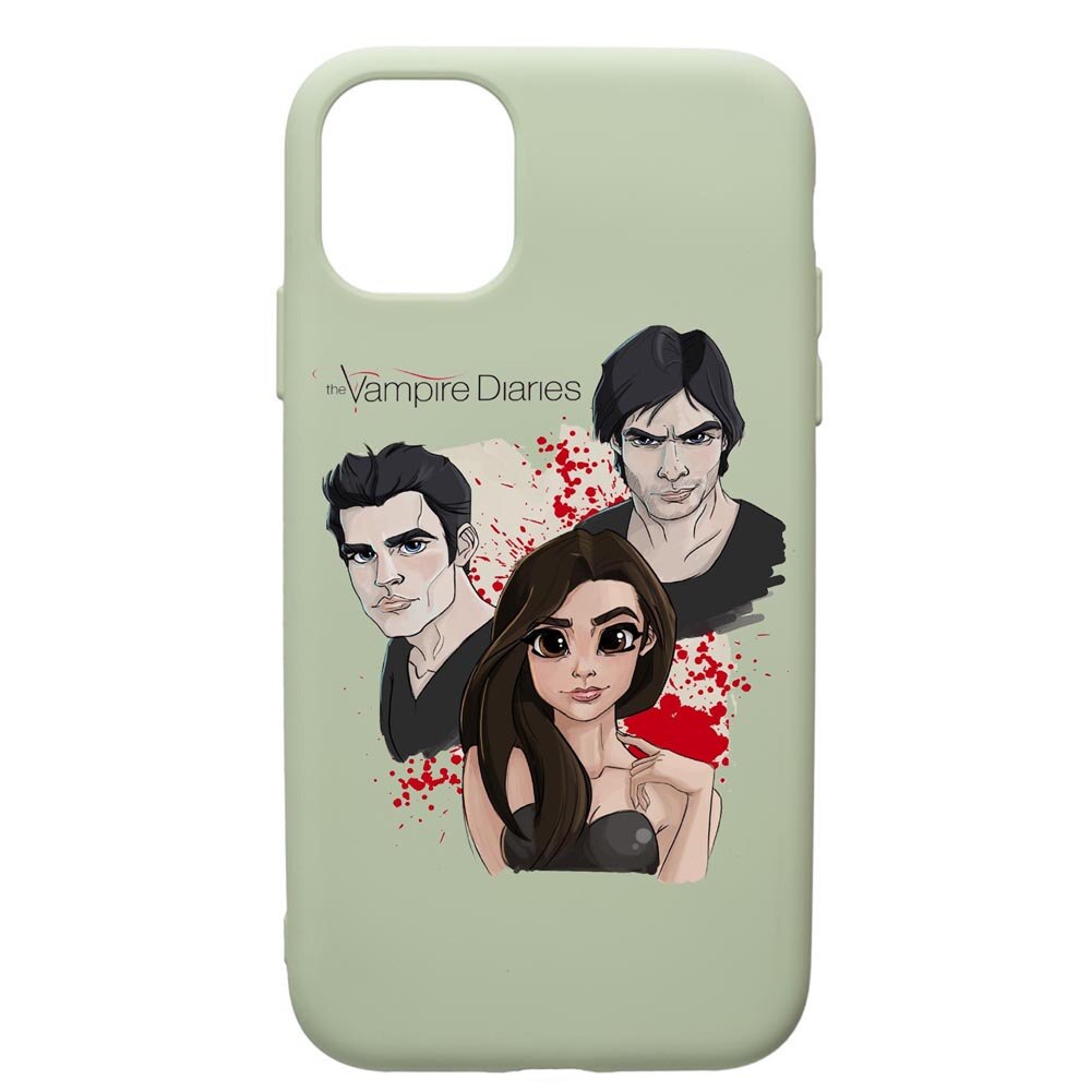 Husa de protectie Apple iPhone 11 Pro Max, Vampire Diaries, silicon, cu interiorul din material textil, protectie camera, Beryl, PGR578