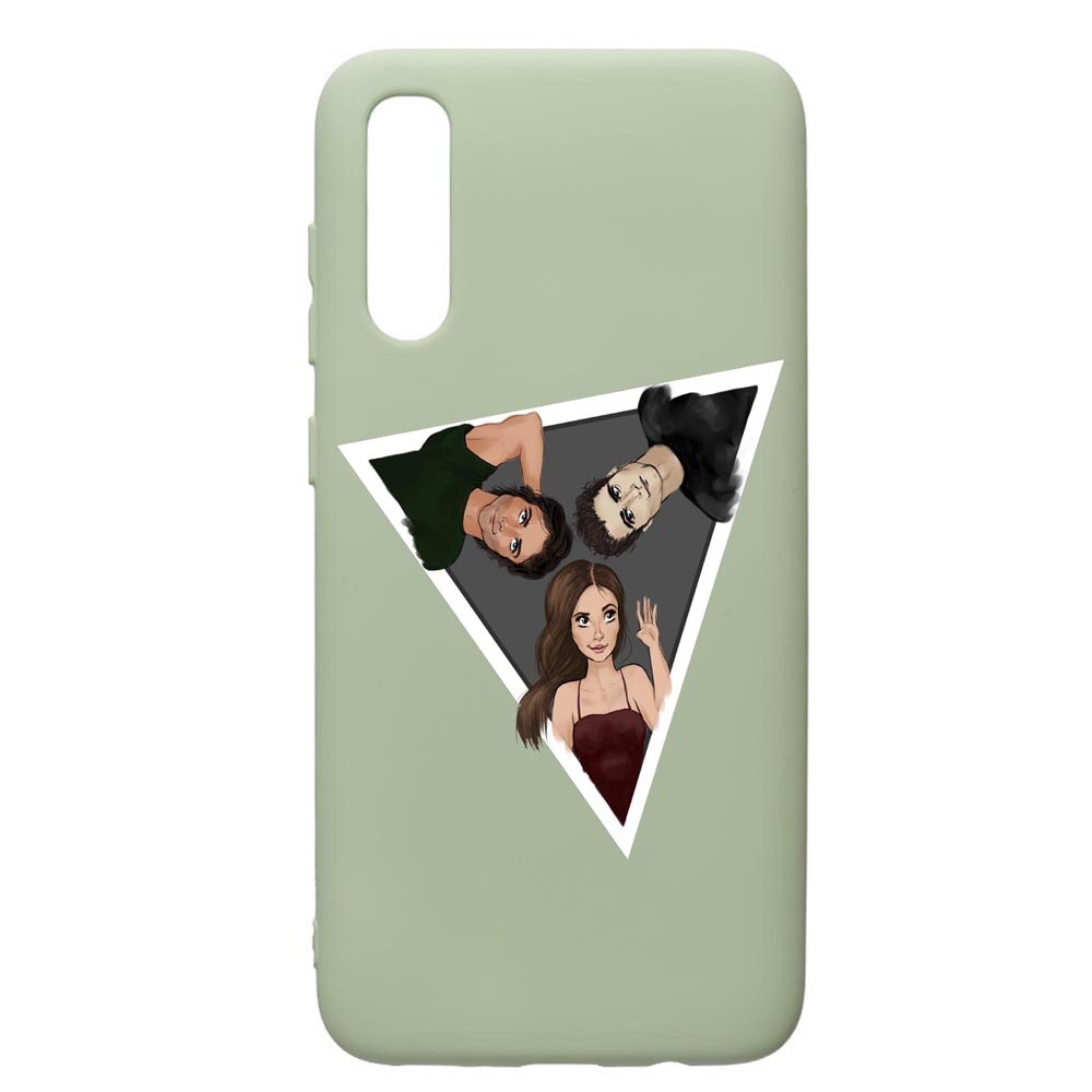 Husa de protectie Samsung Galaxy A70, Vampire Diaries, silicon, cu interiorul din material textil, protectie camera, Beryl, PGR577