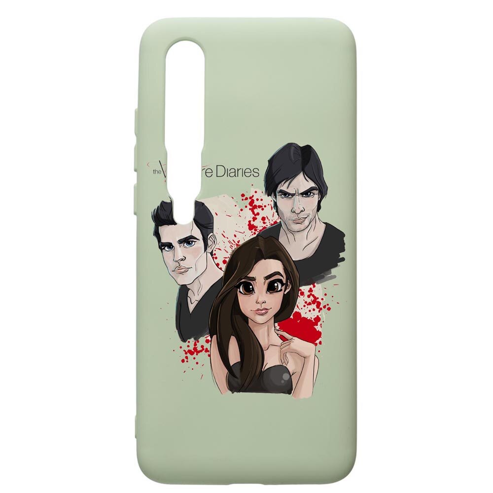 Husa de protectie Xiaomi Mi 10 / Mi 10 Pro, Vampire Diaries, silicon, cu interiorul din material textil, protectie camera, Beryl, PGR578