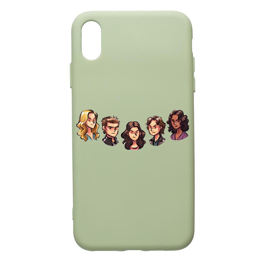 Husa de protectie Apple iPhone XR, Vampire Diaries, silicon, cu interiorul din material textil, protectie camera, Beryl, PGR579