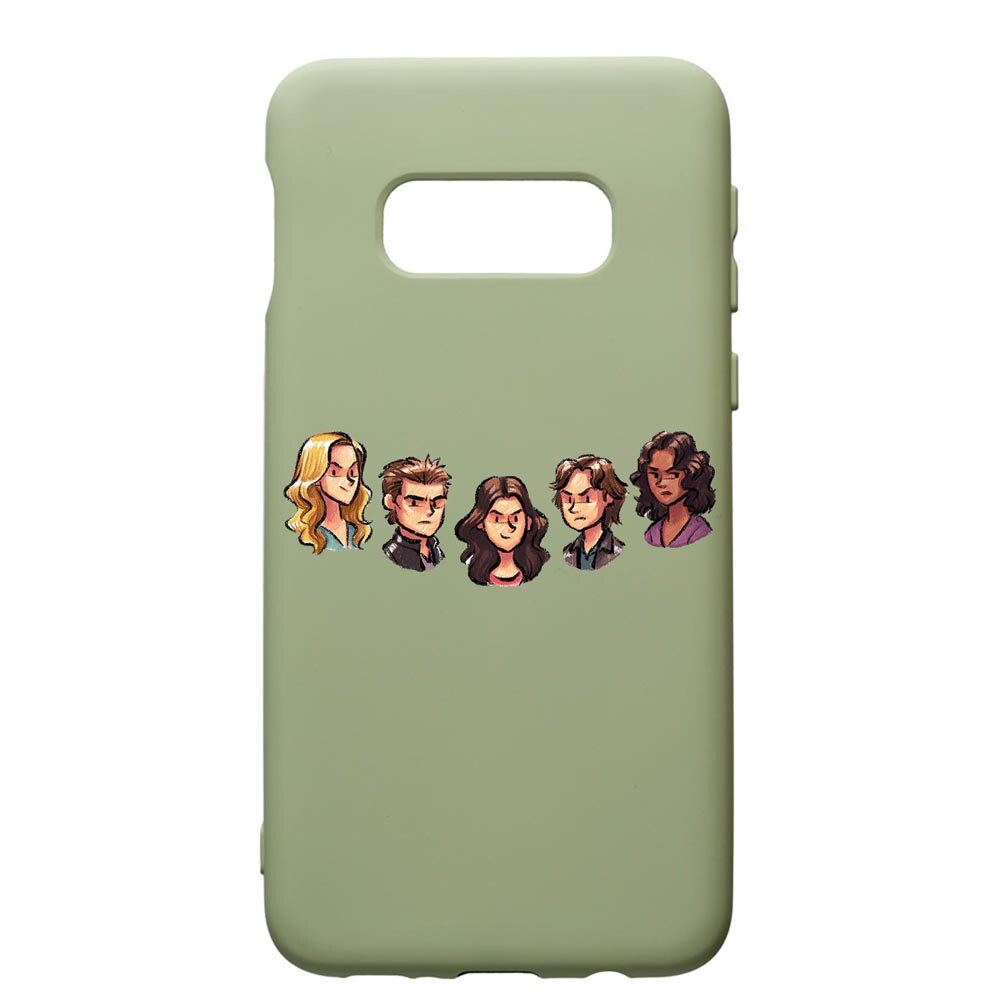 Husa de protectie Samsung Galaxy S10, Vampire Diaries, silicon, cu interiorul din material textil, protectie camera, Beryl, PGR579