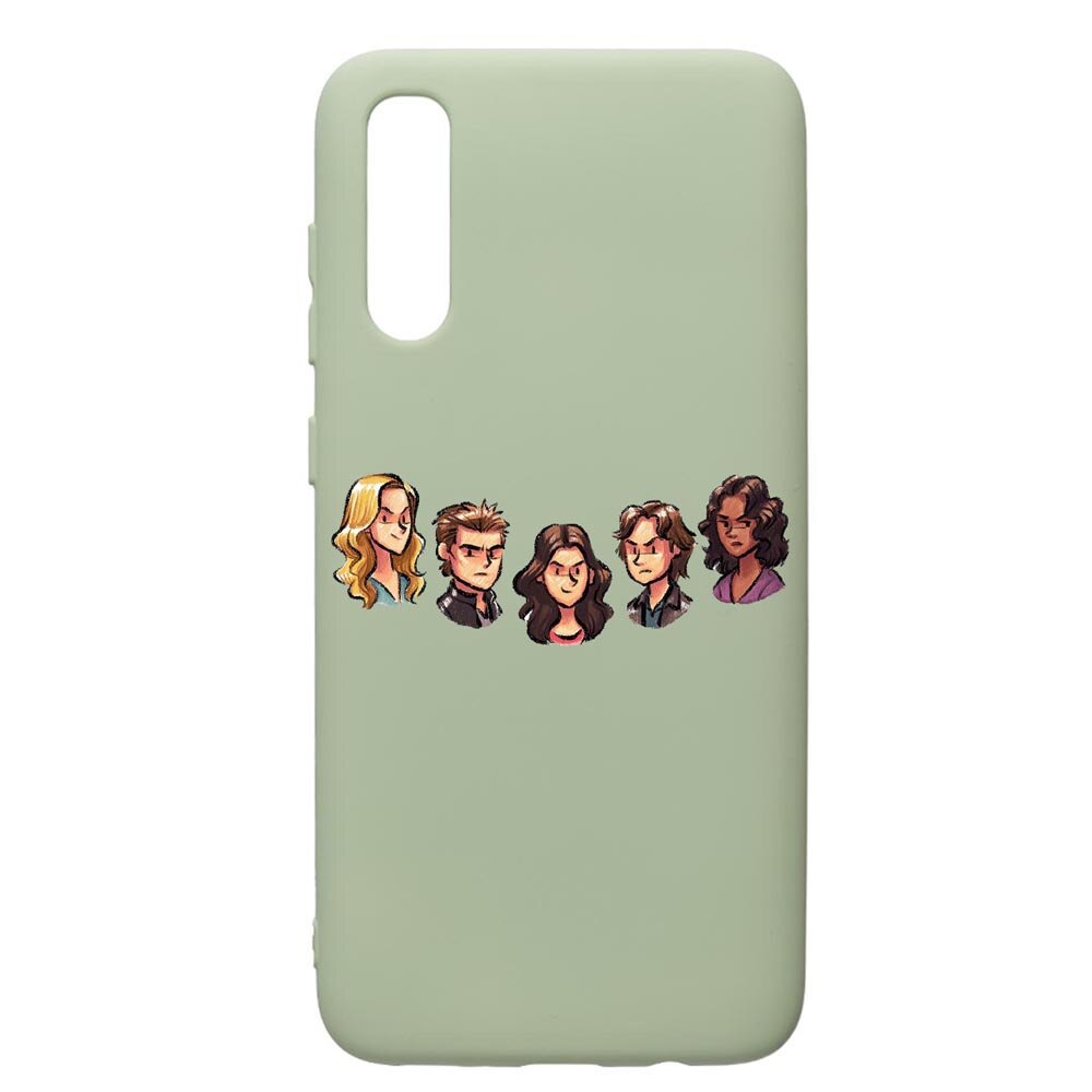 Husa de protectie Samsung Galaxy A70, Vampire Diaries, silicon, cu interiorul din material textil, protectie camera, Beryl, PGR579