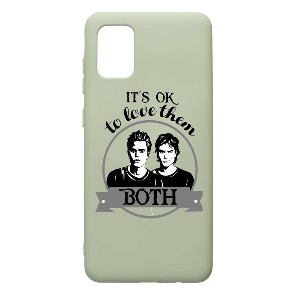 Husa de protectie Samsung Galaxy A71, Vampire Diaries, silicon, cu interiorul din material textil, protectie camera, Beryl, PGR584