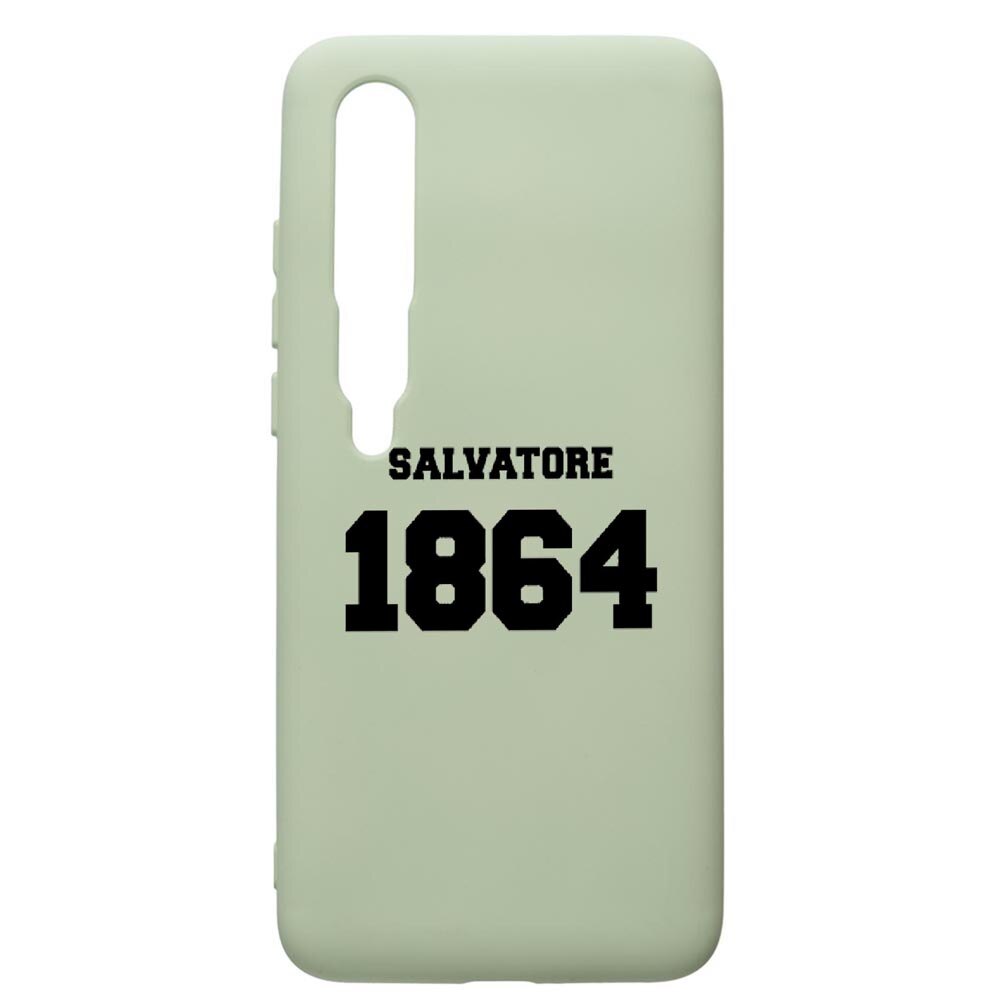 Husa de protectie Xiaomi Mi 10 / Mi 10 Pro, Vampire Diaries - Salvatore 1864, silicon, cu interiorul din material textil, protectie camera, Beryl, PGR582