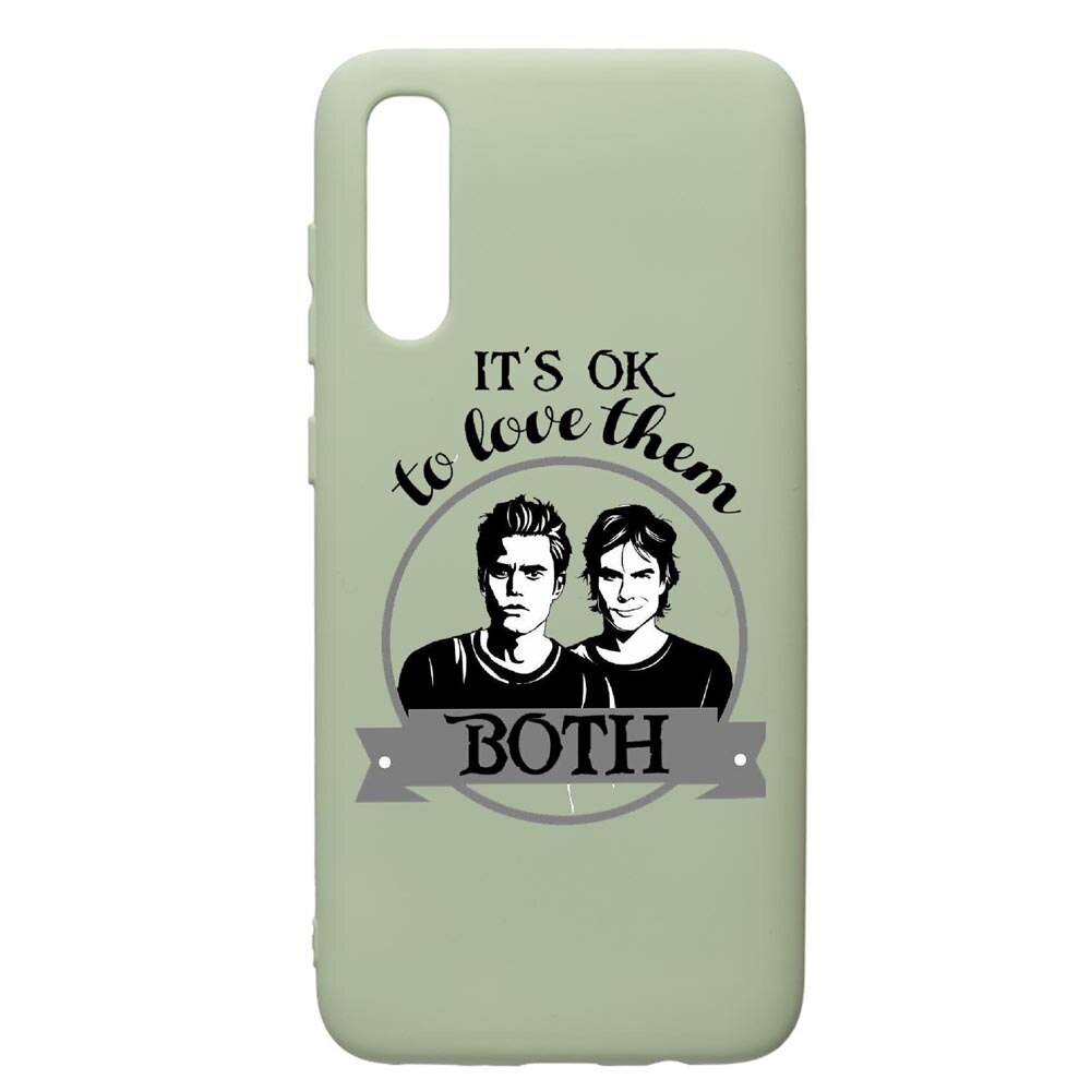 Husa de protectie Samsung Galaxy A70, Vampire Diaries, silicon, cu interiorul din material textil, protectie camera, Beryl, PGR584