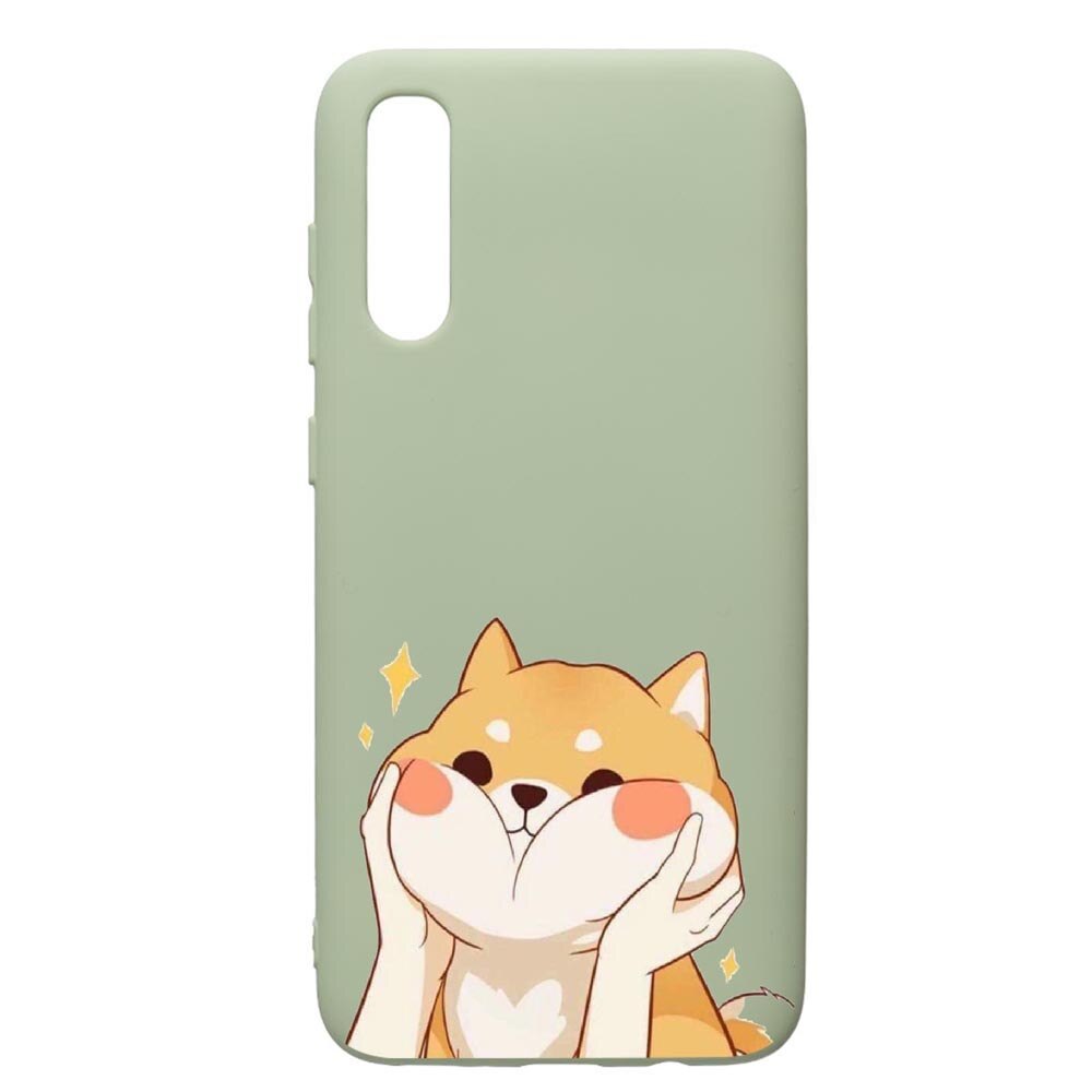 Husa de protectie Samsung Galaxy A70, Sweet cat, silicon, cu interiorul din material textil, protectie camera, Beryl, PGR596