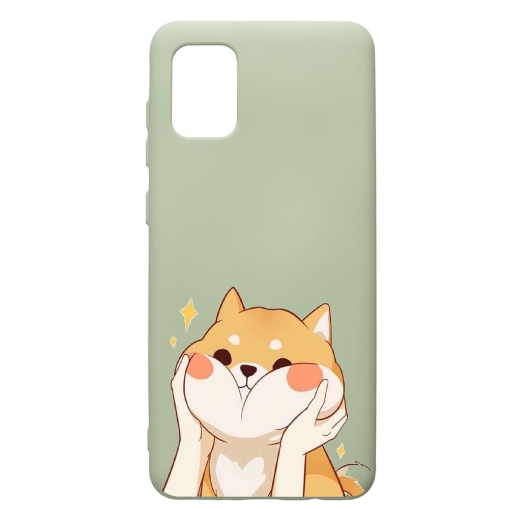 Husa de protectie Samsung Galaxy A71, Sweet cat, silicon, cu interiorul din material textil, protectie camera, Beryl, PGR596