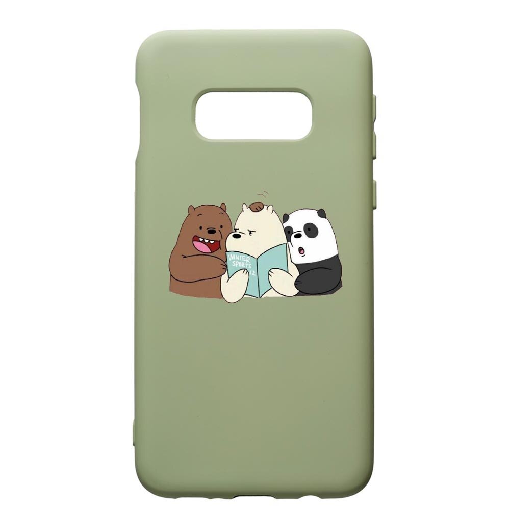 Husa de protectie Samsung Galaxy S10, Winter Sports, silicon, cu interiorul din material textil, protectie camera, Beryl, PGR601