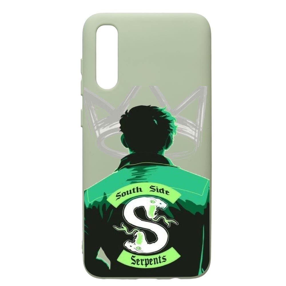Husa de protectie Samsung Galaxy A70, Riverdale - South Side Serpents, silicon, cu interiorul din material textil, protectie camera, Beryl, PGR620