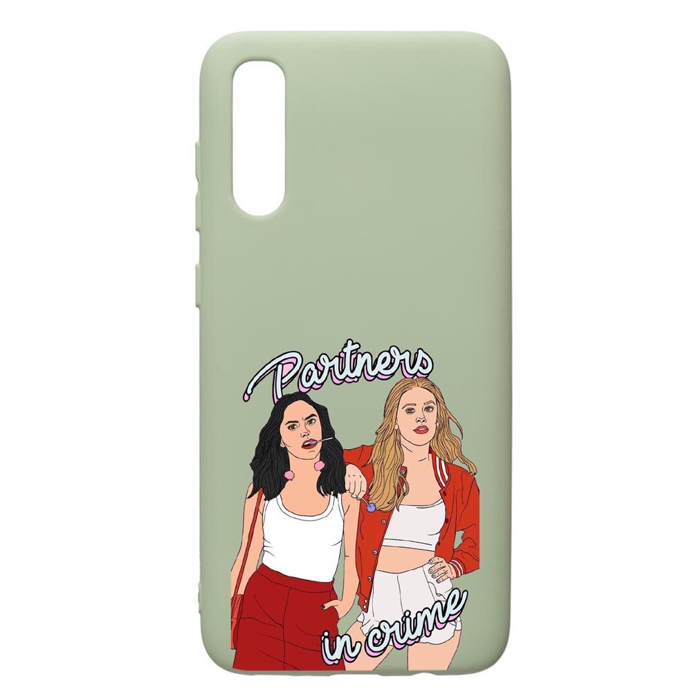 Husa de protectie Samsung Galaxy A70, Riverdale - Crime, silicon, cu interiorul din material textil, protectie camera, Beryl, PGR621