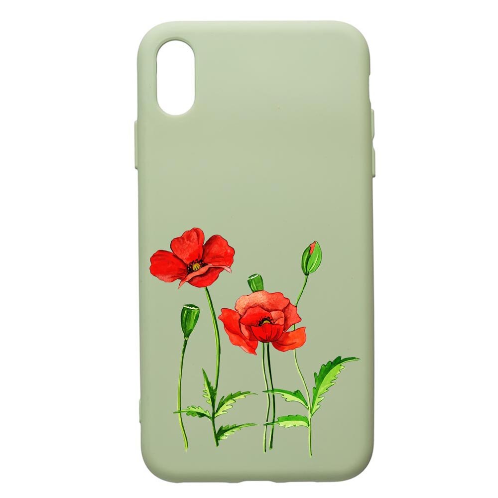 Husa de protectie Huawei Y5 2019, Flowers, silicon, cu interiorul din material textil, protectie camera, Beryl, PGR643