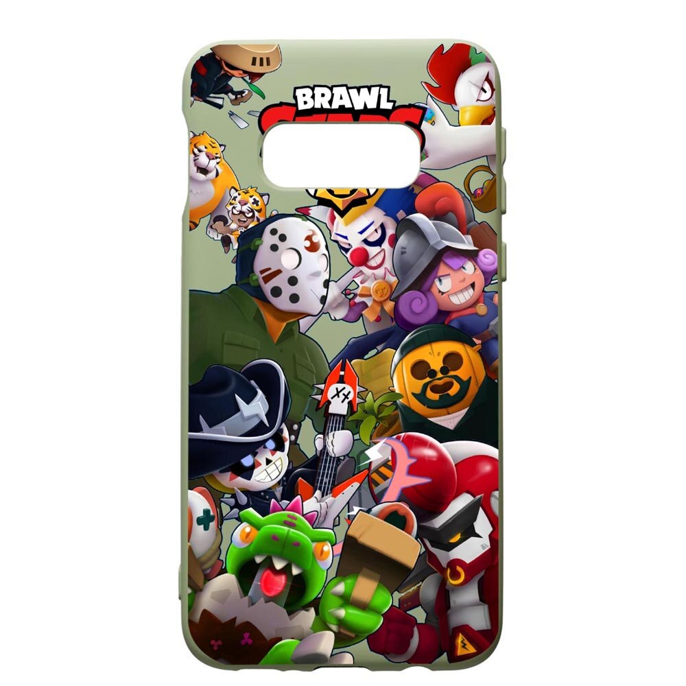 Husa de protectie Samsung Galaxy S10E, Brawl Stars, silicon, cu interiorul din material textil, protectie camera, Beryl, PGR646